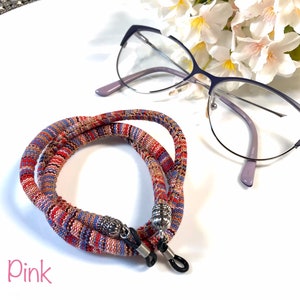 Unisex Eyeglasses Holder Strap Cord Lanyard Adults Kids Fashionable Functional Brocade Collection