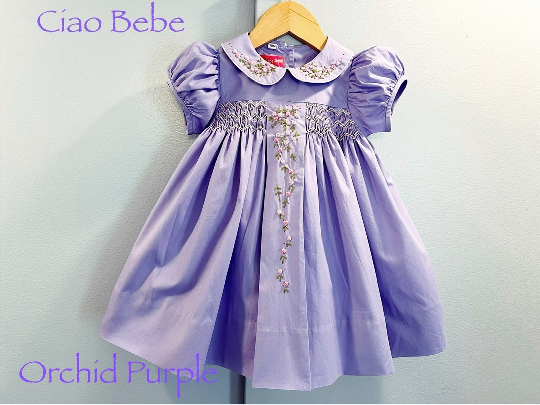 Coppelia Baby Dress, Smocked Chamomile Flowers main image 1
