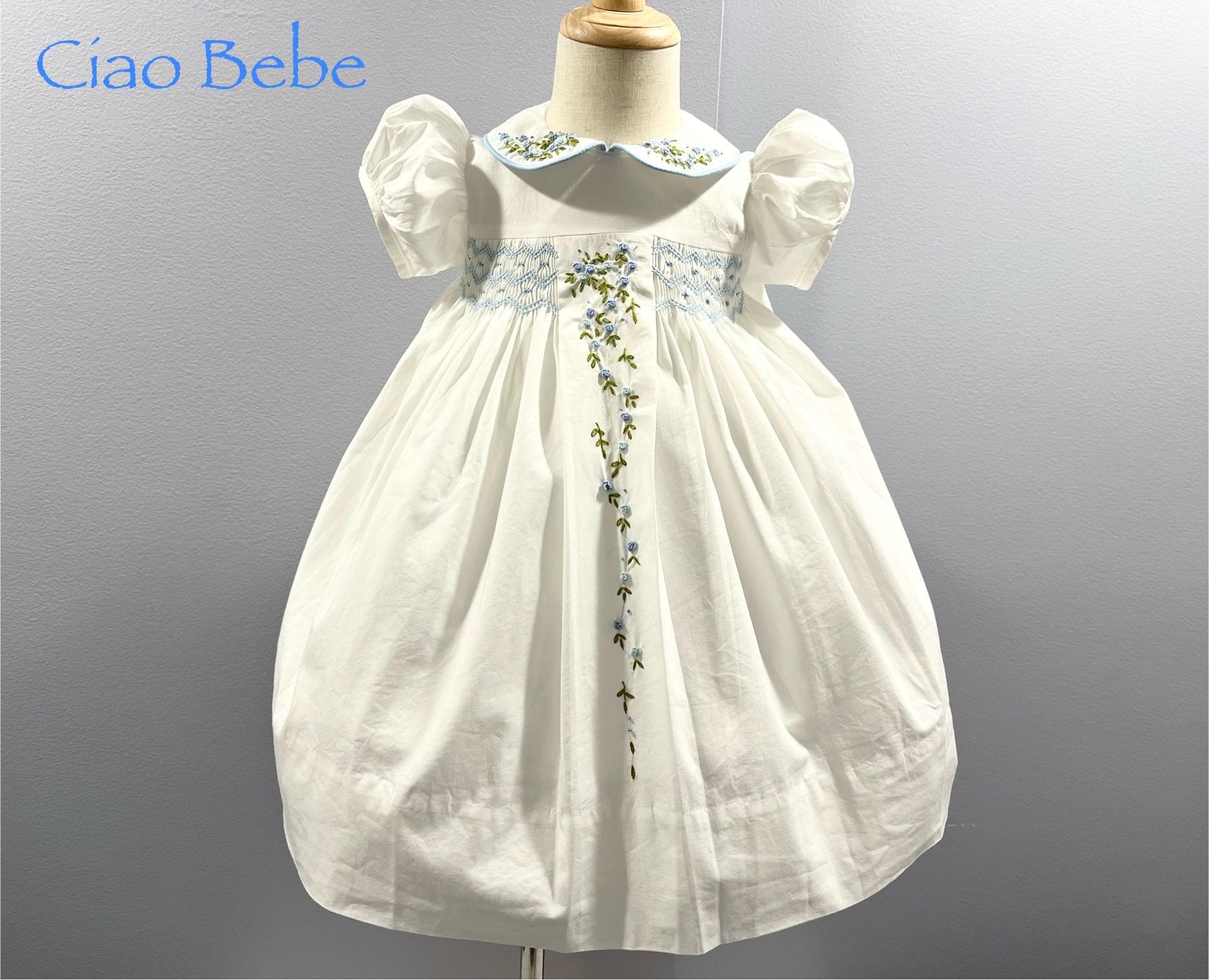 White Smocked Dress