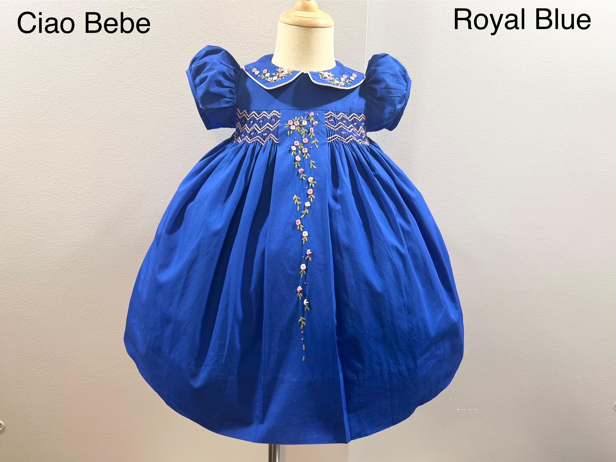 Baby Royal Blue Dress - Etsy