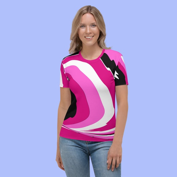 Hot Pink Aesthetic Shirt Edgy Top Full 