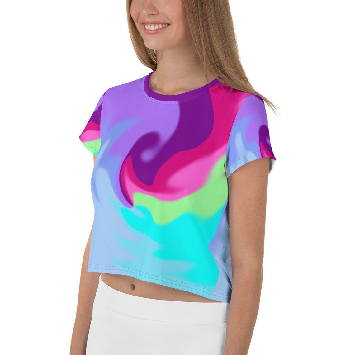 Casual Chic Athleisure Wear Psychedelic Trippy Tshirt Cute - Etsy UK