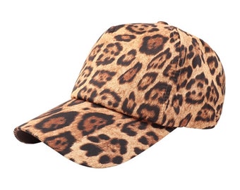 Leopard Animal print fashion everyday cap