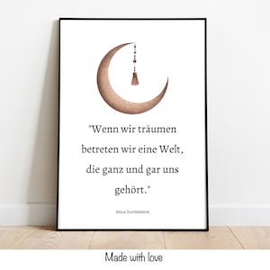 Póster Imprimir Harry Potter Dreams Quote