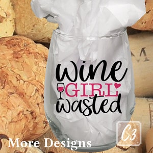 Custom Stemless Wine Glass/Personalized Stemless Wine Glass