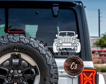 Offroad Vehicle Prayers Car Decal/Car Decal/Vinyl Decal