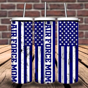 Air Force Mom 20oz Tumbler/Military Mom