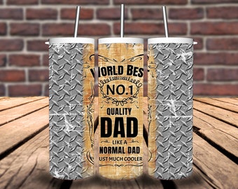 World’s Best No. 1 Dad 20oz Tumbler/Father’s Day Gift