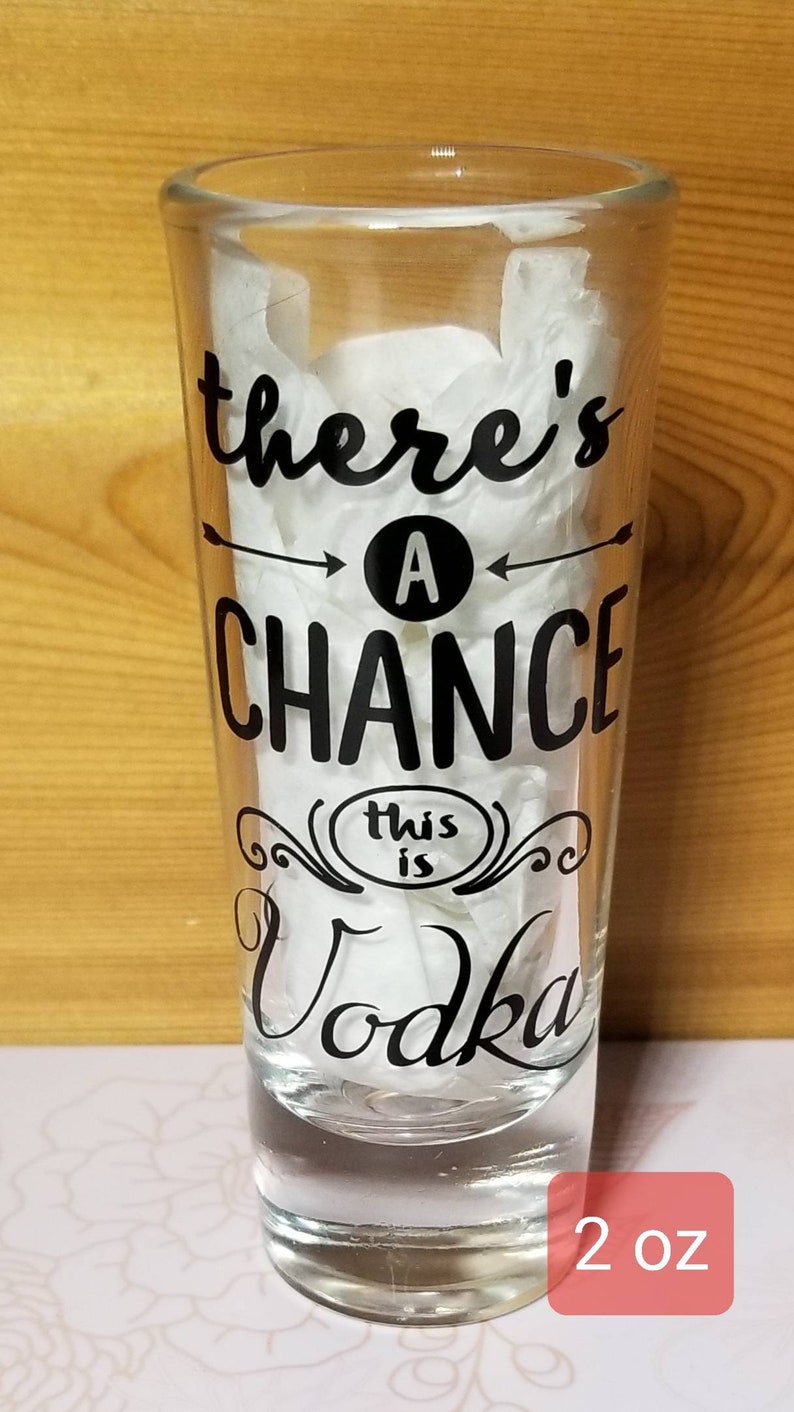 Vodka Shot Glasses Funny Shot Glasses Vinyl Decal Glass Etsy