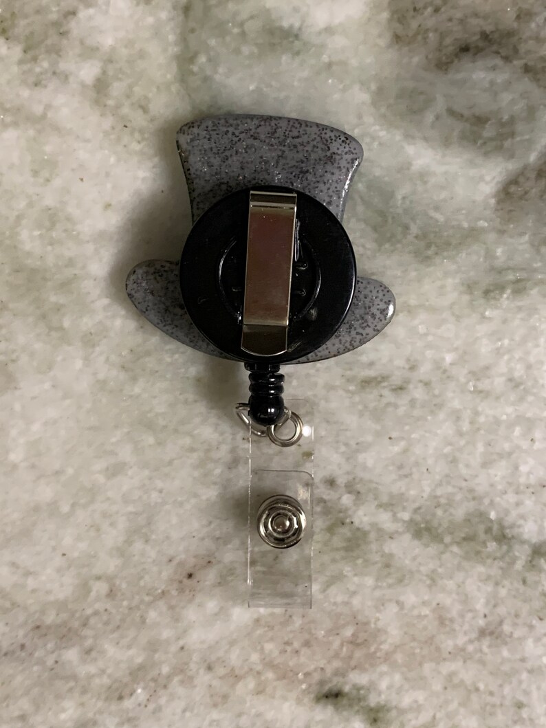Office Staff St Patricks Day Medical Staff ID badge reel Teacher FREE SHIPPING Nurse Leprechaun Hat badge reel cute badge reel