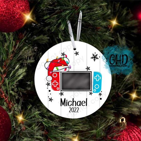 Game Controller Ornament |  Children’s Gaming Christmas Ornament |  Gamer Ornament | Gamer Gift | Game Room Decor | Personalized Ornament