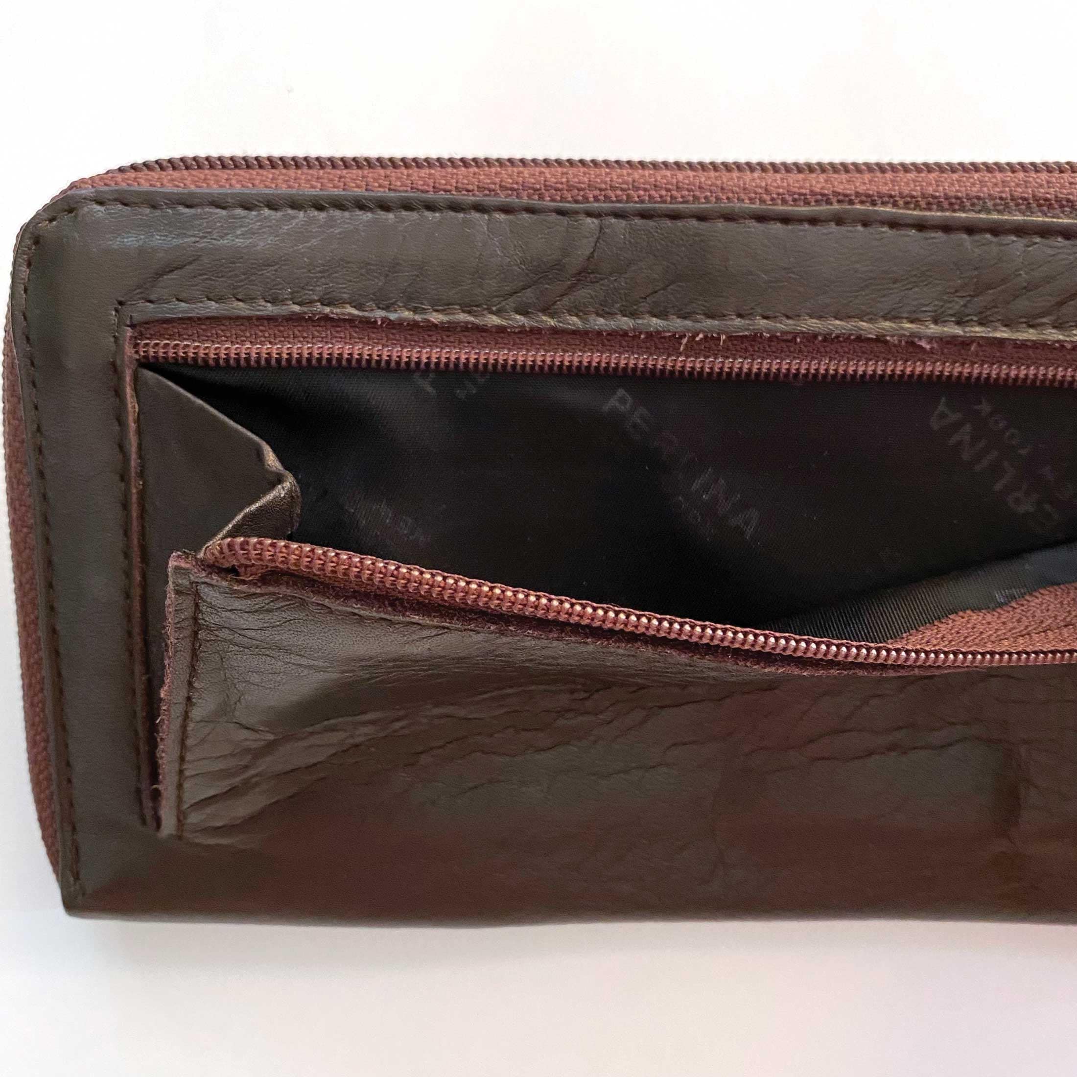 Vintage Perlina Large Leather Wallet Women's Wallet - Etsy