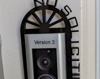 No Soliciting (Ring Doorbell Surround)