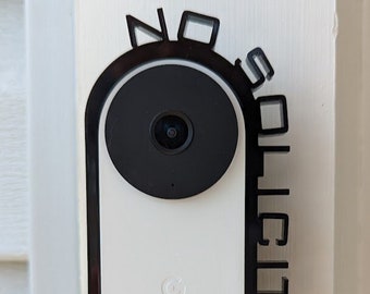 No Soliciting (Nest Doorbell Surround)