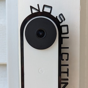No Soliciting (Nest Doorbell Surround)