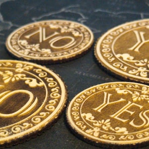 Decision Coin YES/NO (SVG - Download Only )