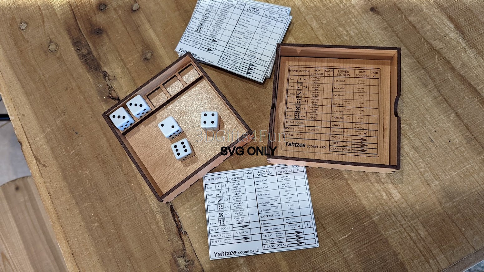 Yahtzee® Personalized Vintage Bookshelf Edition Board Game