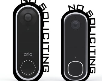 No Soliciting (Arlo Doorbell Surround)
