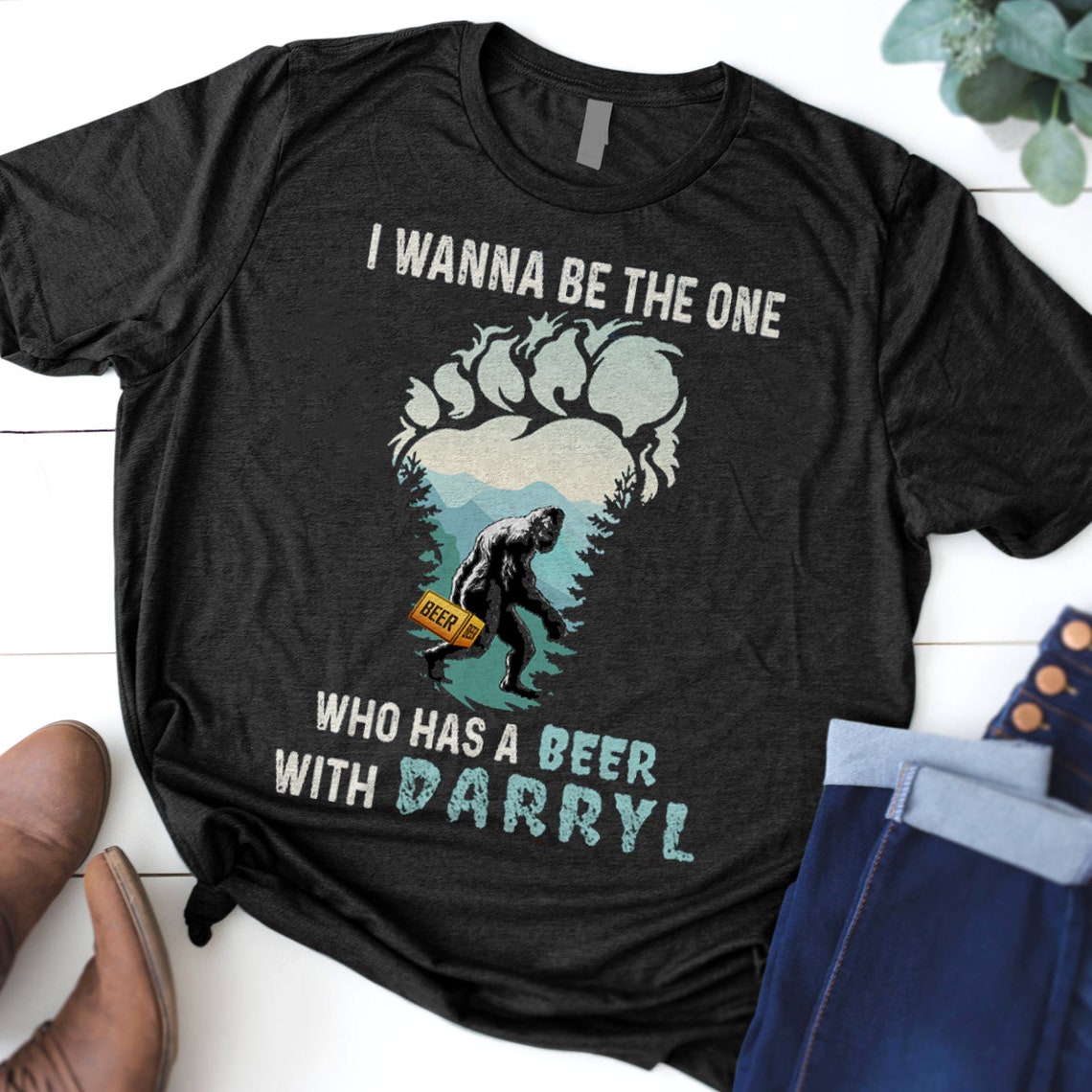 beer with darryl shirt