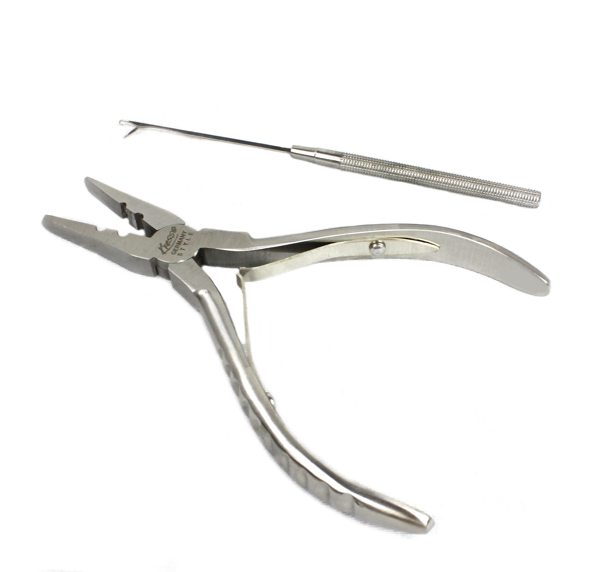 Multi-function Unevenness Hair Extension Pliers Stainless Steel