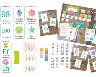 Druckbare Karten und Kalender Bundle für Kinder