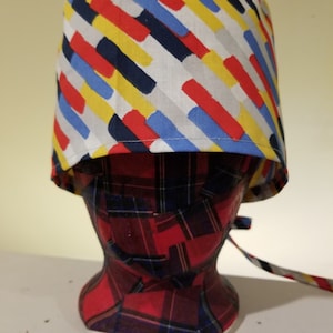 Color Block Skull Cap
