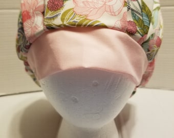 Pink Floral Bouffant