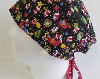 Christmas Scrub Cap
