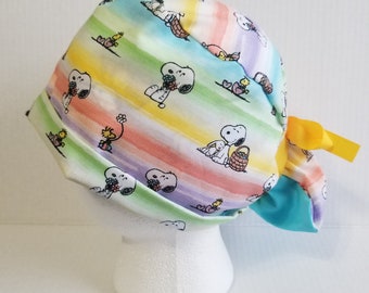 Easter Snoopy Ponytail Hat