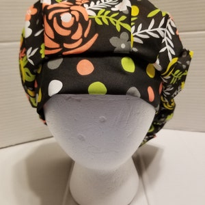 Neon Floral Bouffant