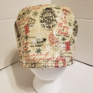 Christmas Scrub Cap