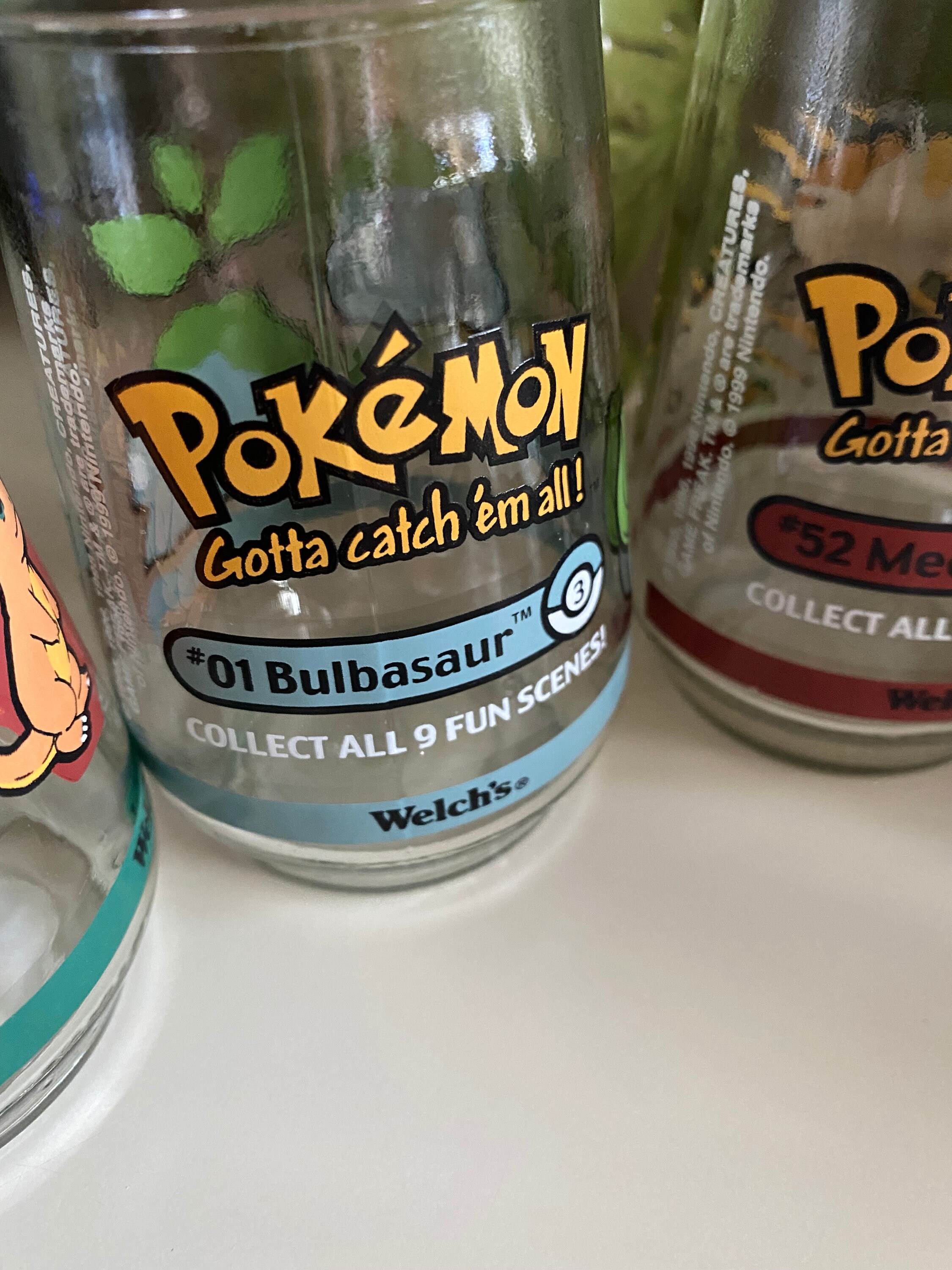 Welch's Vintage Pokemon Glasses - Set of 9 - Etsy