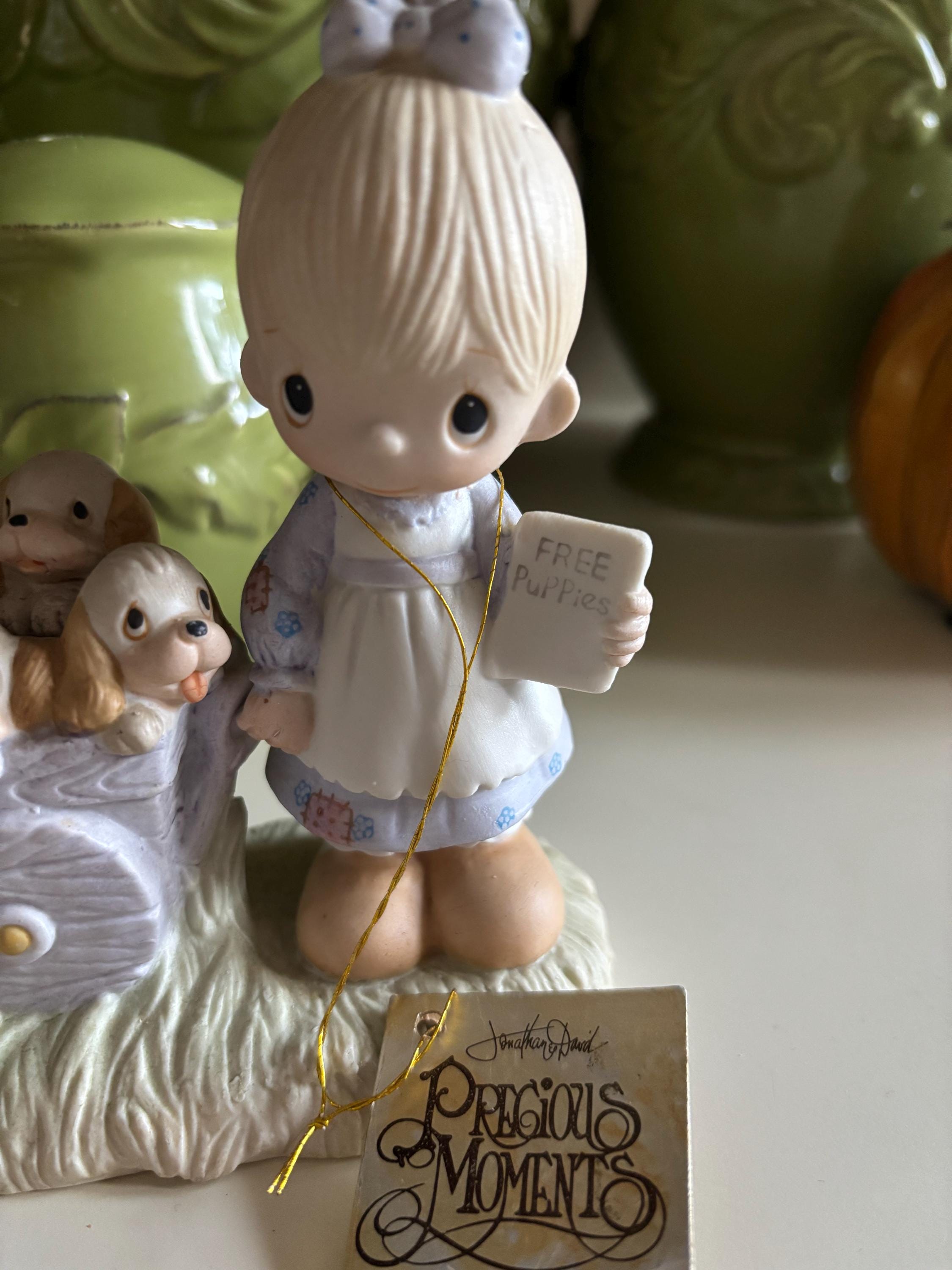 Precious Moments God Loveth a Cheerful Giver - Rare and Retired