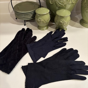 Ladies Vintage Gloves - Set of 3 - 1950/60&#39;s