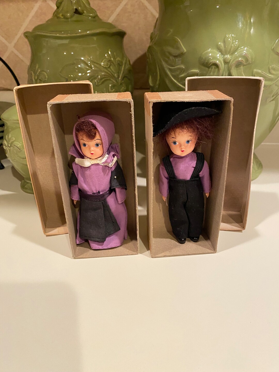 Knickerbocker Vintage Amish Dolls Lancaster County Etsy