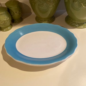 Jackson China Blue and White Platter  vintage.  - One