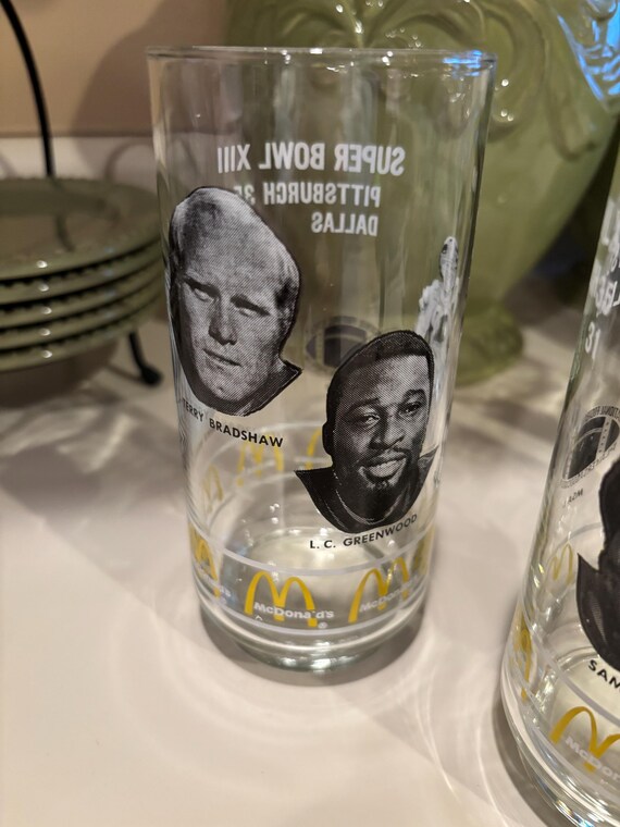 Vintage Pittsburgh Steelers Superbowl XIII Mcdonalds Glasses - Etsy
