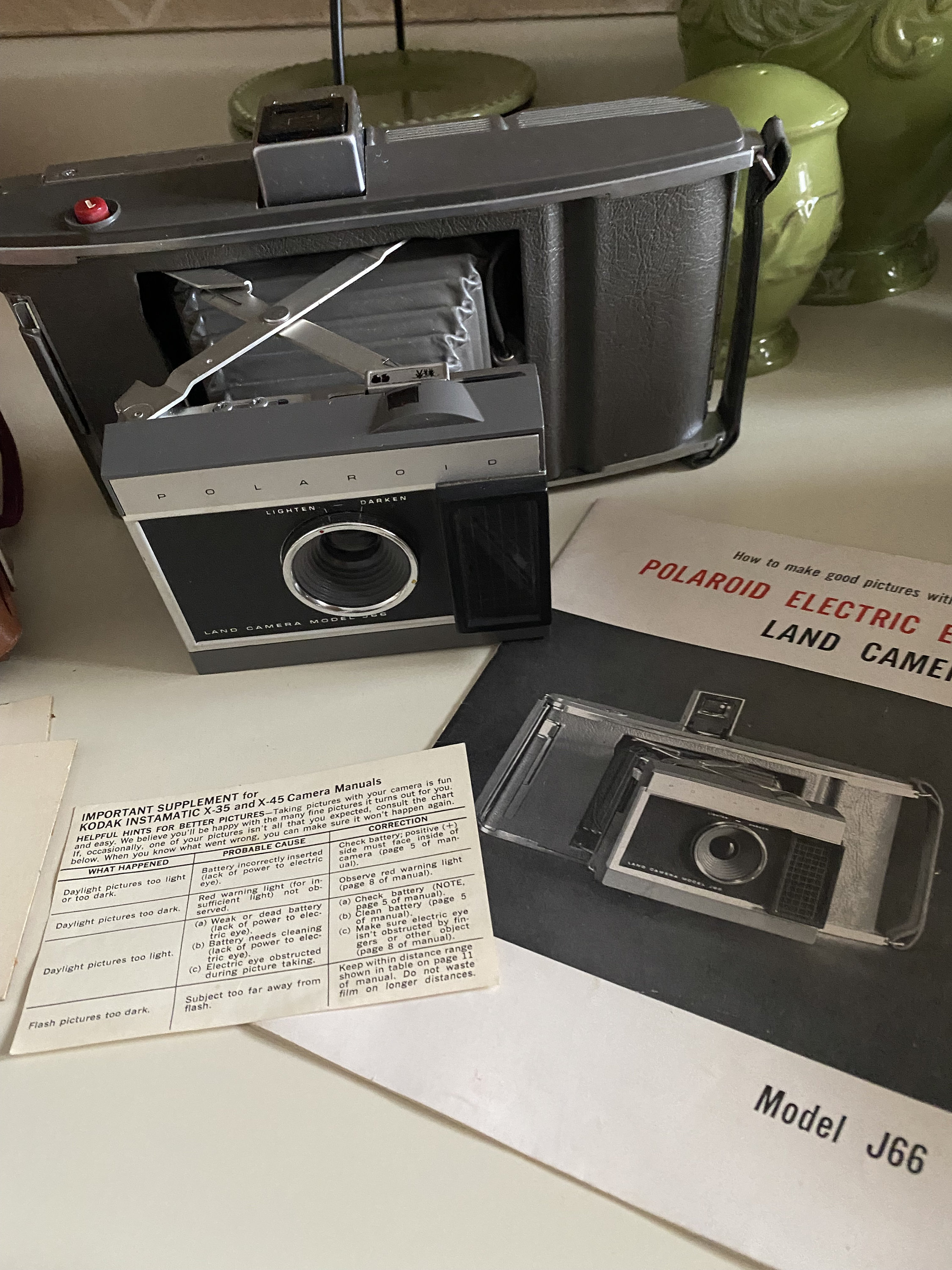 Polaroid Camera -model J66 Vintage India