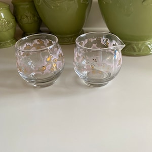 Mid Century Libbey Glass Co Vintage Creamer and Sugar Bowl Set - 1960&#39;s