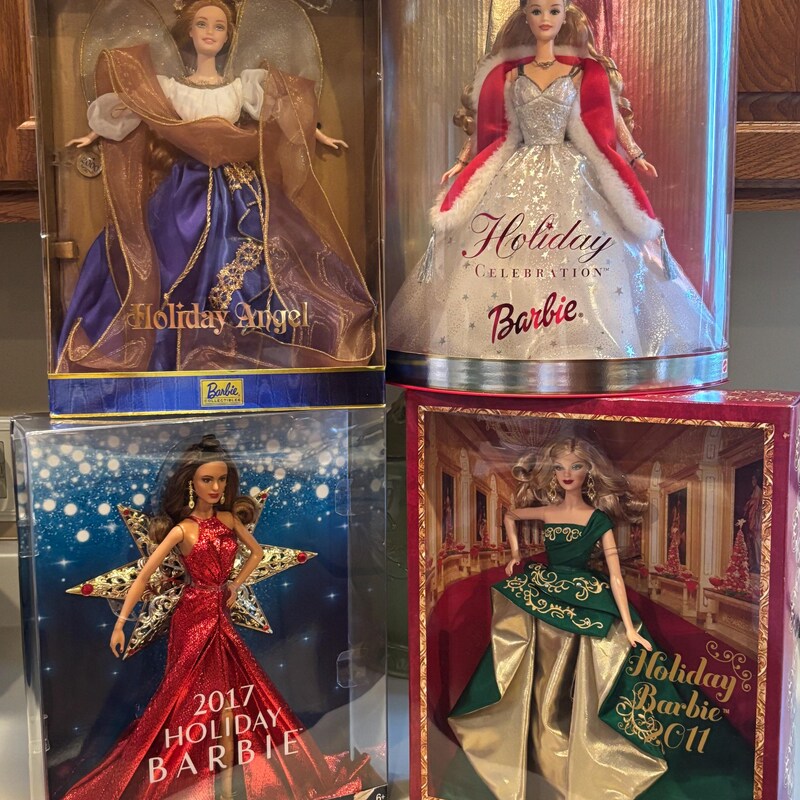Holiday Barbies in Box - Etsy
