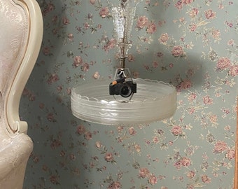 Chandelier - Mid Century Pendant Light Art -Deco Vintage