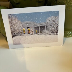 Vintage George und Laura Bush White House Weihnachtskarte -2005