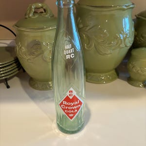 Vintage Royal Crown Cola Bottle -  Glass Bottle