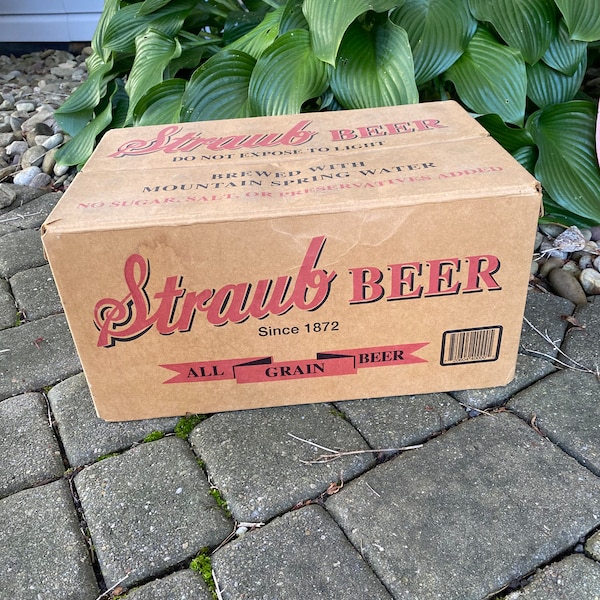 Straub Beer Etsy