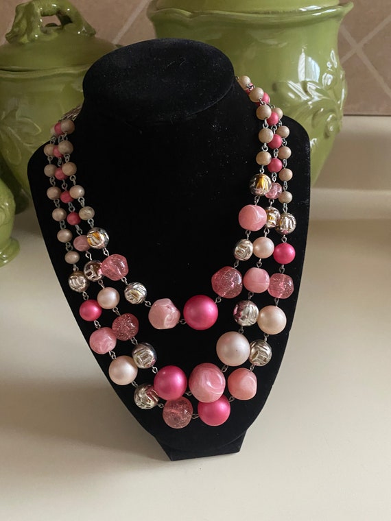 Vintage layered necklace Gem