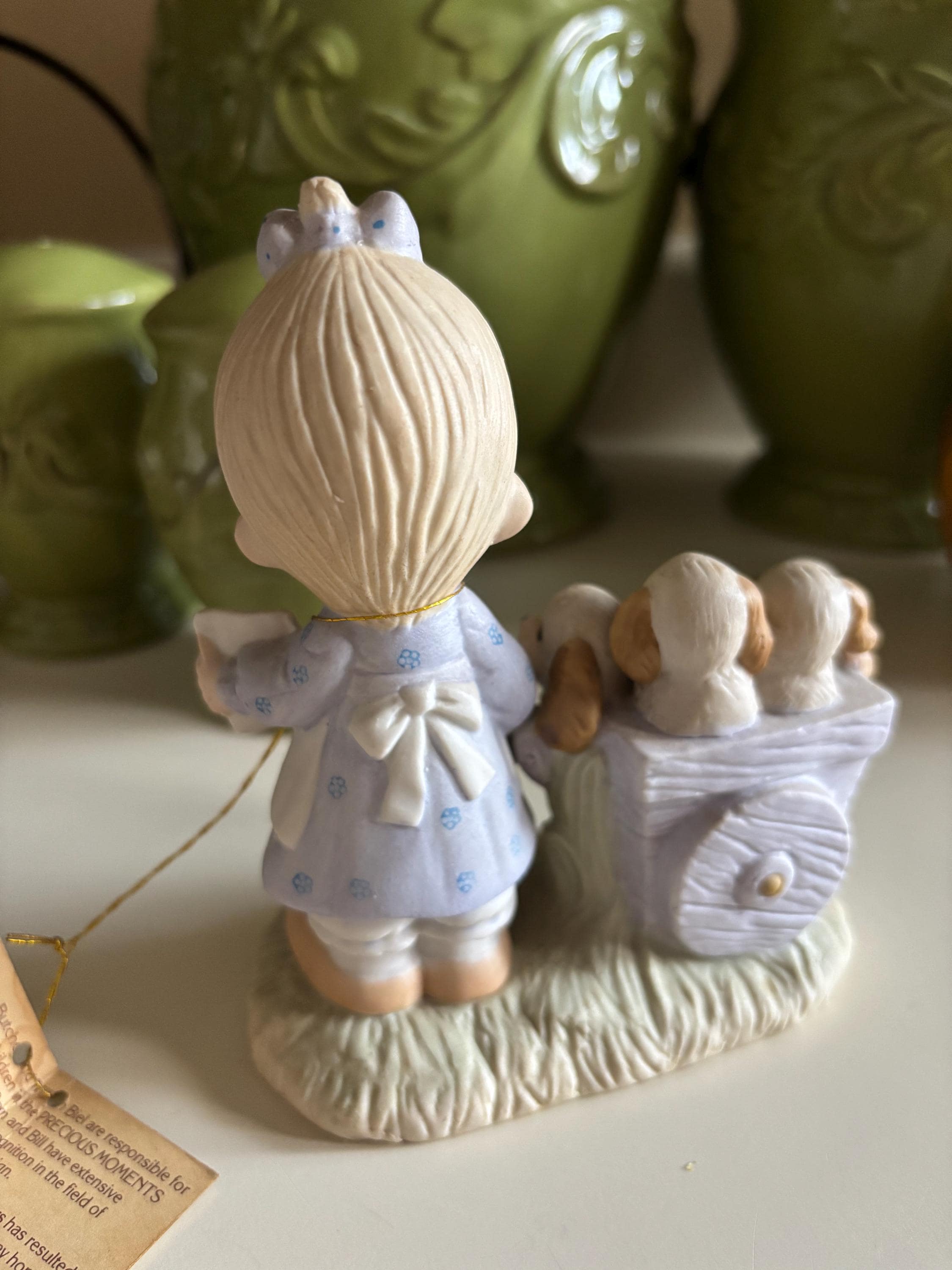 Precious Moments God Loveth a Cheerful Giver - Rare and Retired