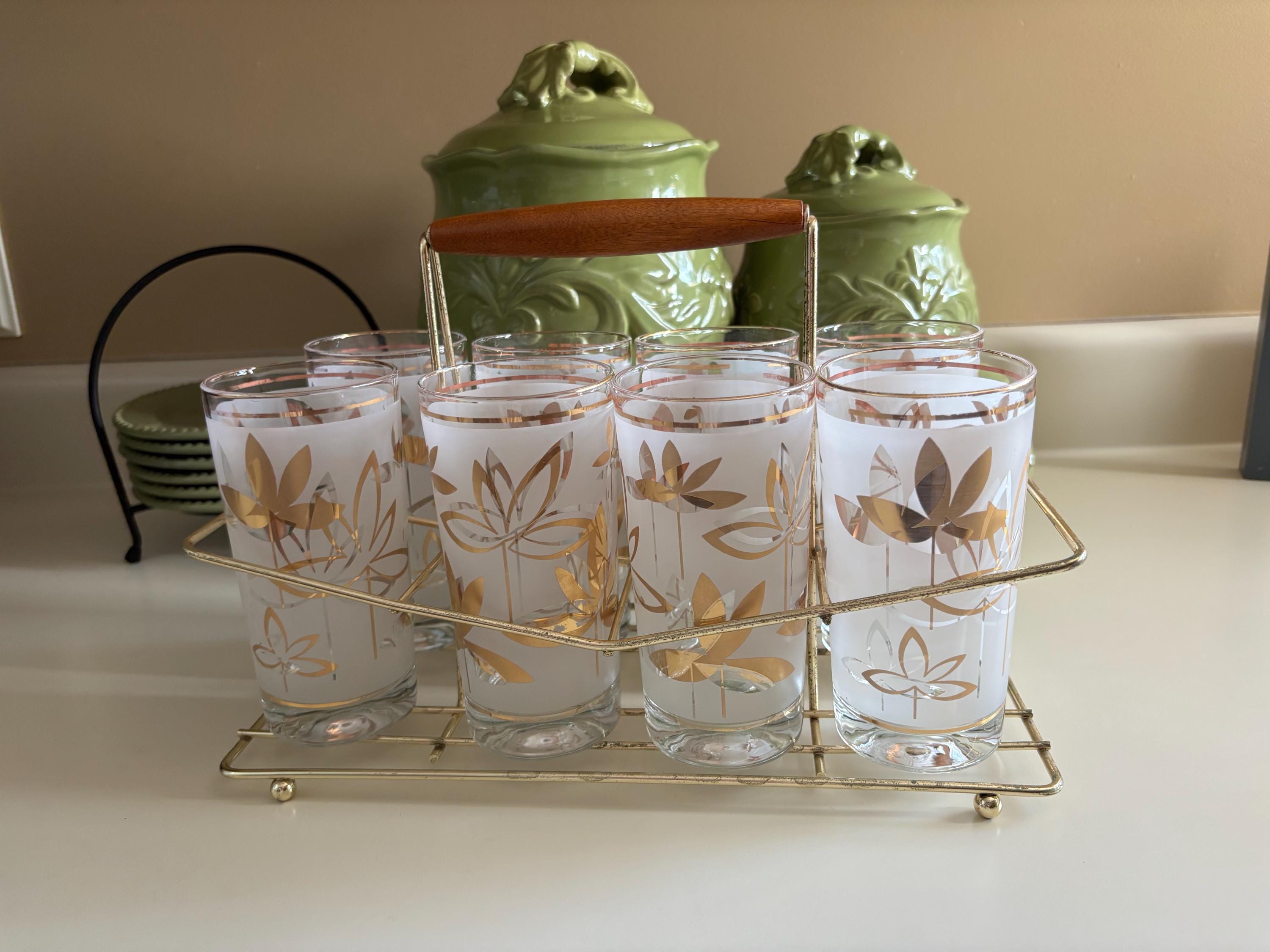 ヴィンテージ ミッドセンチュリー モダン ドリンクグラスキャリア ヴィンテージ ミッドセンチュリー モダン ドリンクグラスキャリア