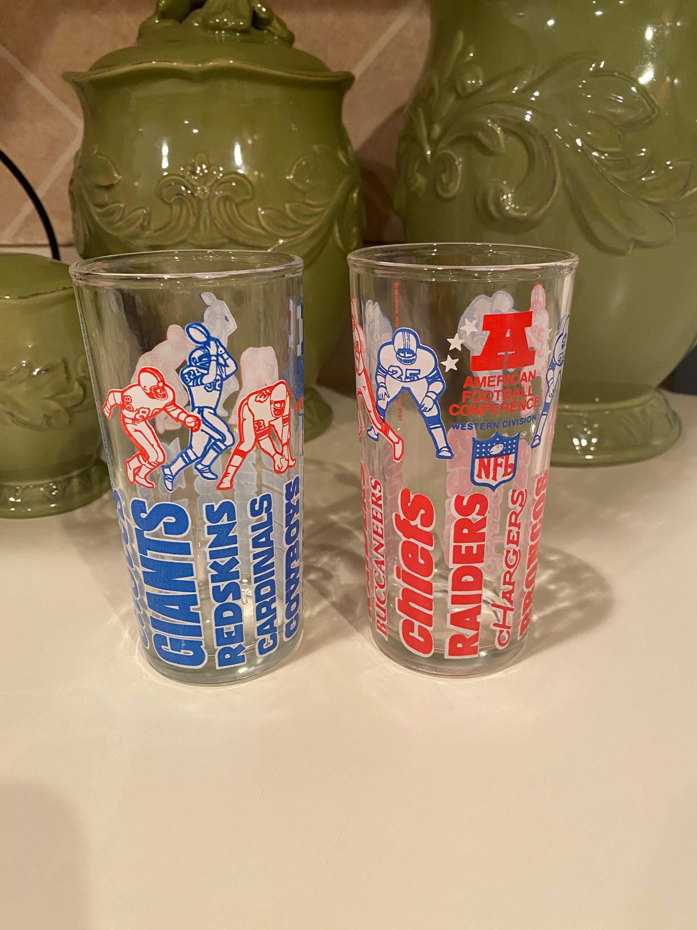 Welch's NFL Vintage Football Glasses - Set of Two