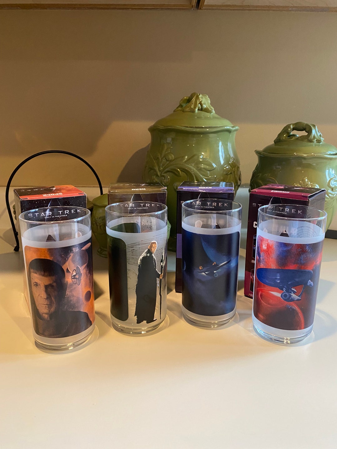 Star Trek Burger King 2008 Cups - Set of 4 - Etsy