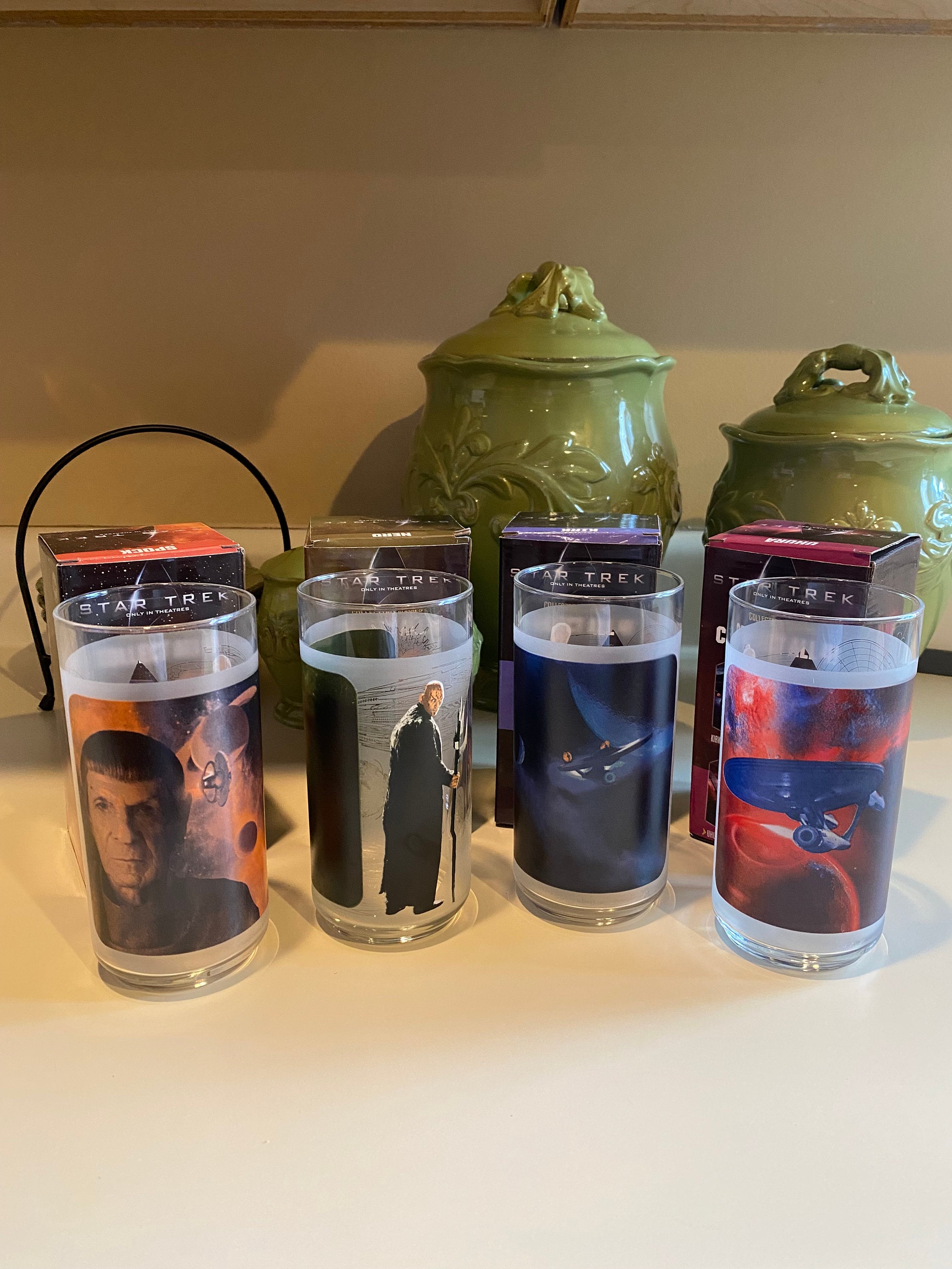 Star Trek Burger King 2008 Cups - Set of 4 - Etsy